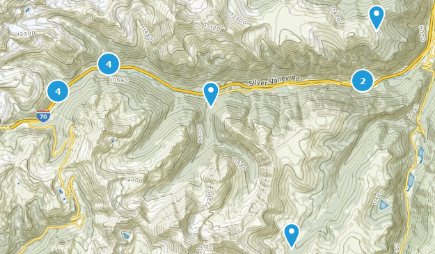 Silver Plume, Colorado Map