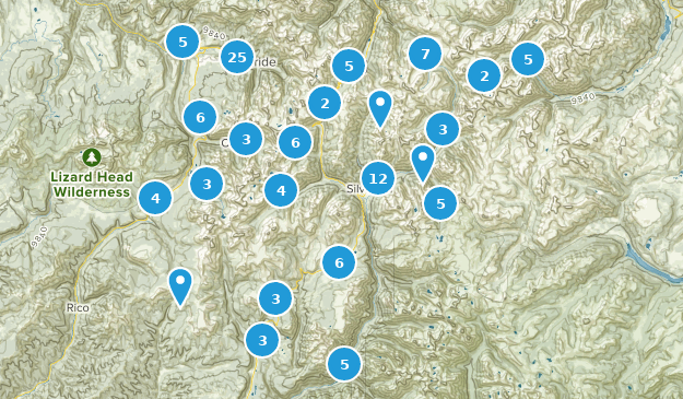 Silverton, Colorado Map