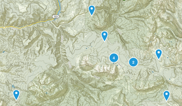 Somerset, Colorado Map