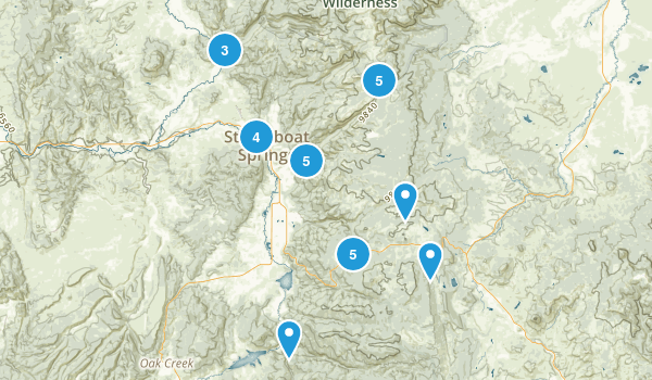 Steamboat Springs, Colorado Map