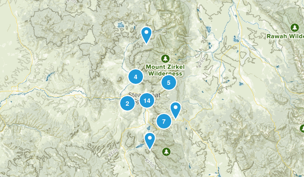 Steamboat Springs, Colorado Map