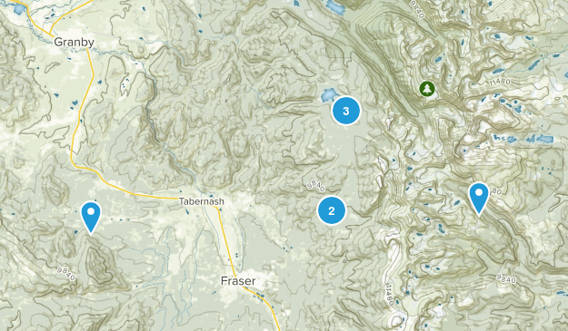 Tabernash, Colorado Map