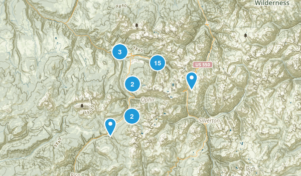 Telluride, Colorado Map