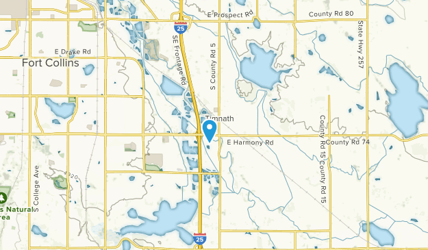 Timnath, Colorado Map