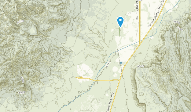 Towaoc, Colorado Map