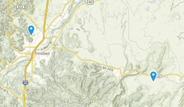 Trinidad, Colorado Map