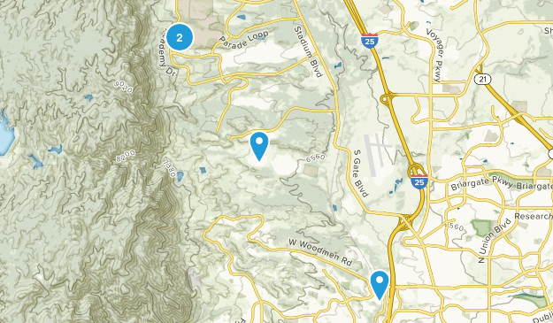 United States Air Force Academy, Colorado Map