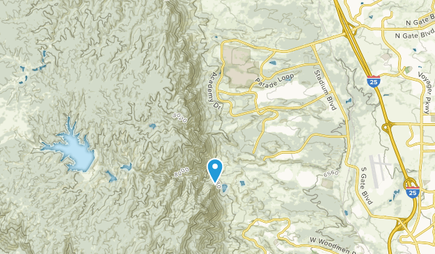 USAF Academy, Colorado Map