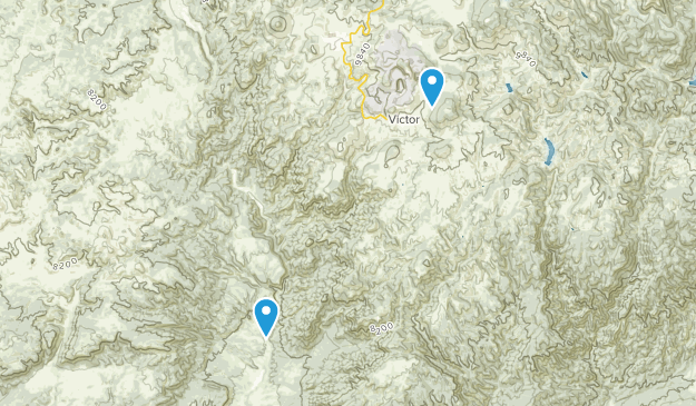 Victor, Colorado Map