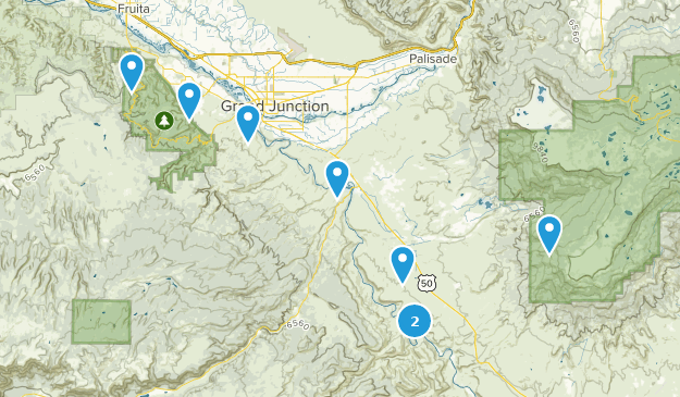 Whitewater, Colorado Map