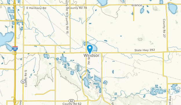 Windsor, Colorado Map
