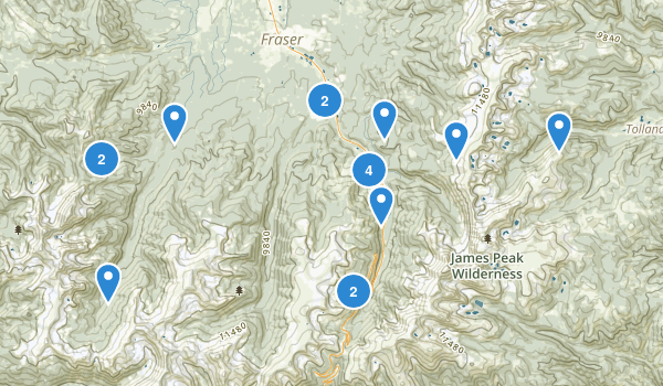 Winter Park, Colorado Map