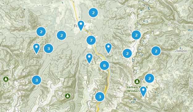 Winter Park, Colorado Map