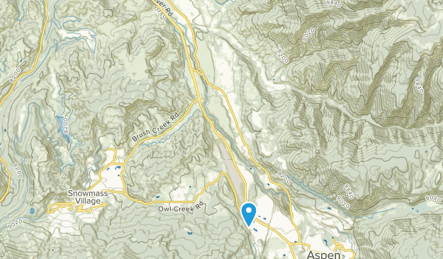 Woody Creek, Colorado Map