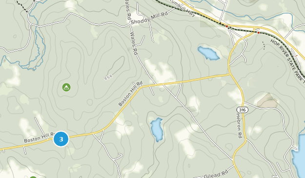 Andover, Connecticut Map
