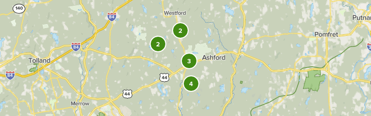 Best Trails In Ashford, Connecticut 