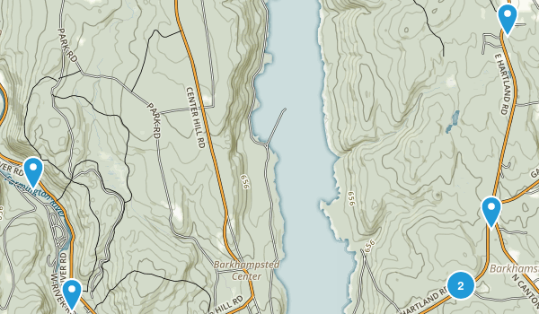 Barkhamsted, Connecticut Map