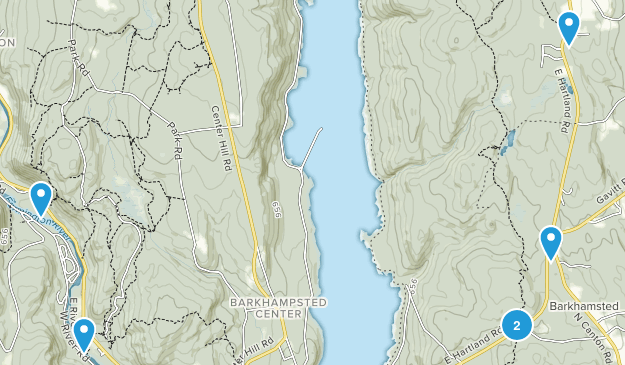 Barkhamsted, Connecticut Map