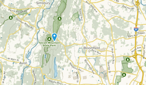 Bloomfield, Connecticut Map
