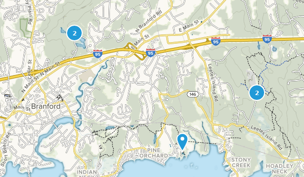 Branford, Connecticut Map