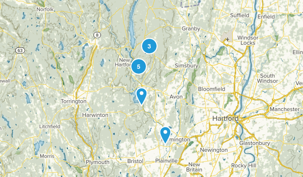Canton, Connecticut Map