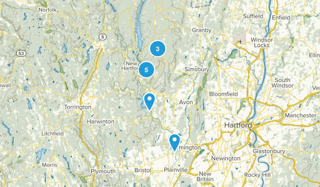 Canton, Connecticut Map