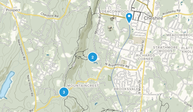 Cheshire, Connecticut Map