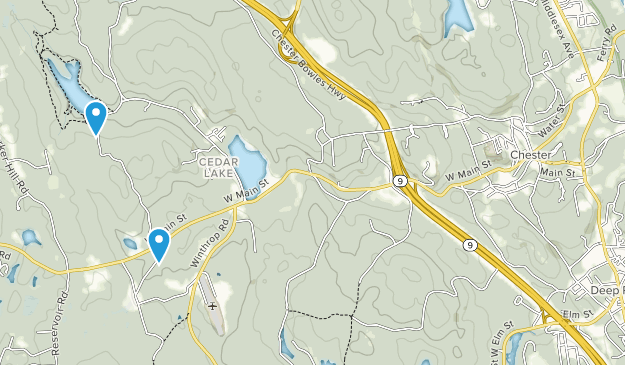 Chester, Connecticut Map