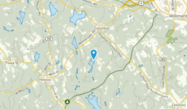 Columbia, Connecticut Map