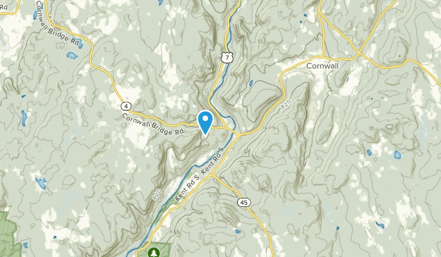 Cornwall Bridge, Connecticut Map