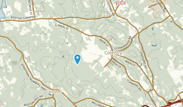 Coventry, Connecticut Map