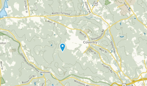 Coventry, Connecticut Map