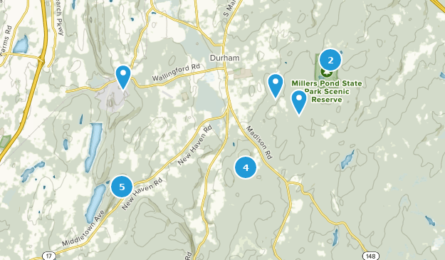 Durham, Connecticut Map