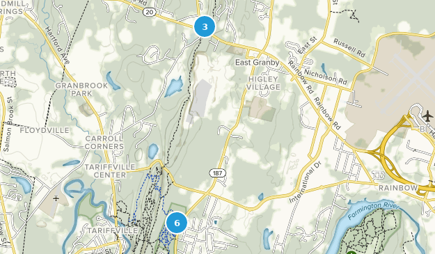 East Granby, Connecticut Map