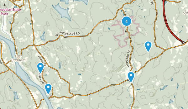 East Haddam, Connecticut Map