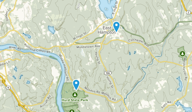 East Hampton, Connecticut Map