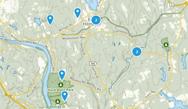 East Hampton, Connecticut Map