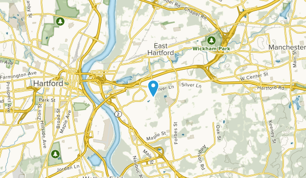 East Hartford, Connecticut Map