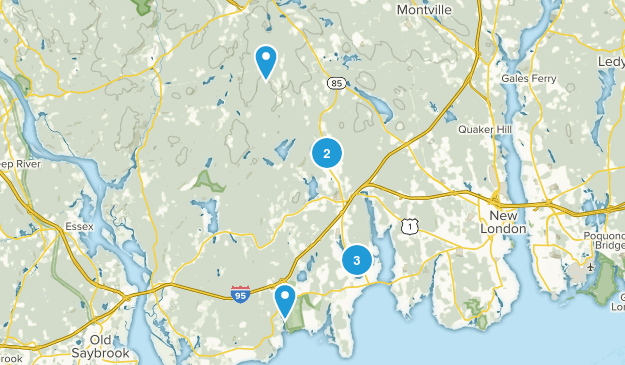 East Lyme, Connecticut Map