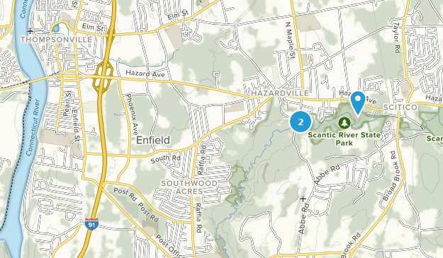 Enfield, Connecticut Map