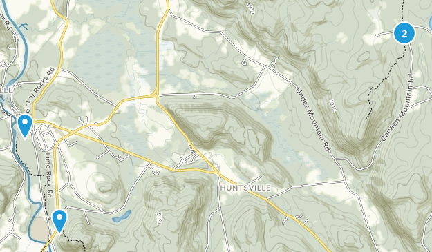 Falls Village, Connecticut Map
