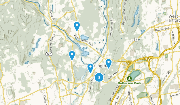Farmington, Connecticut Map