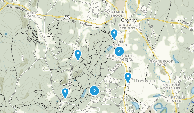 Granby, Connecticut Map