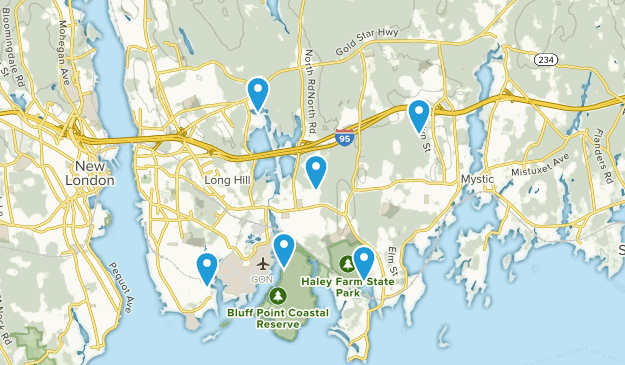 Groton, Connecticut Map