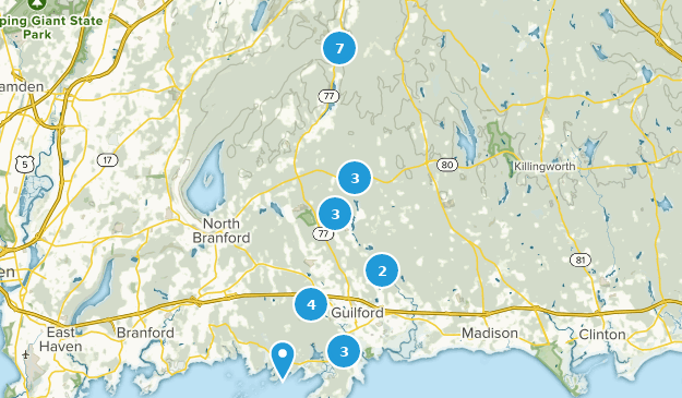 Guilford, Connecticut Map