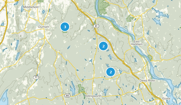 Haddam, Connecticut Map