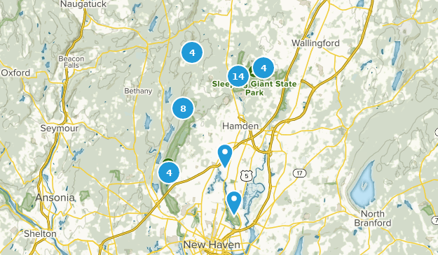 Hamden, Connecticut Map