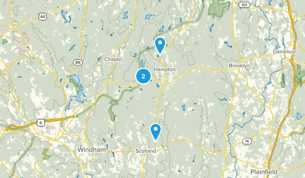 Hampton, Connecticut Map