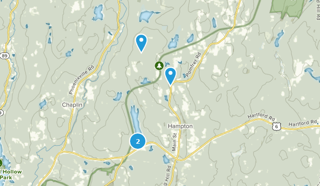 Hampton, Connecticut Map