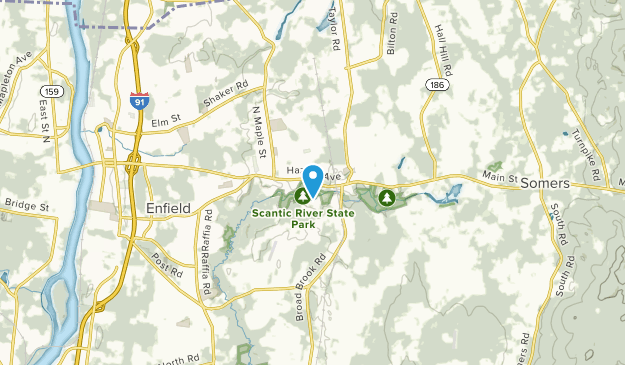 Hazardville, Connecticut Map